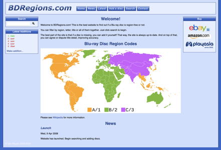 bdregions.com Screenshot